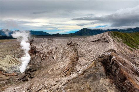 Bromo crater stock image. Image of indonesia, crater - 14907461