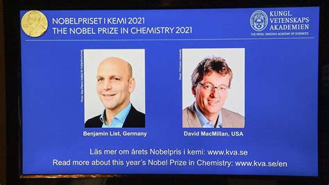 Two scientists share 2021 Nobel Prize in Chemistry - CGTN