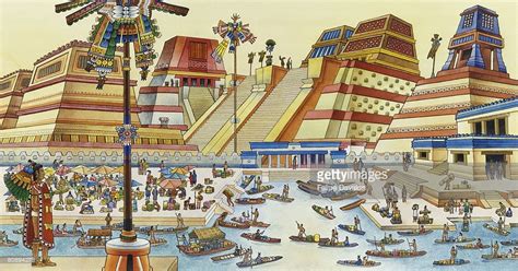 an-artists-recreation-of-the-aztec-city-of-tenochtitlan-artwork-picture-id80894278 (1024×536 ...