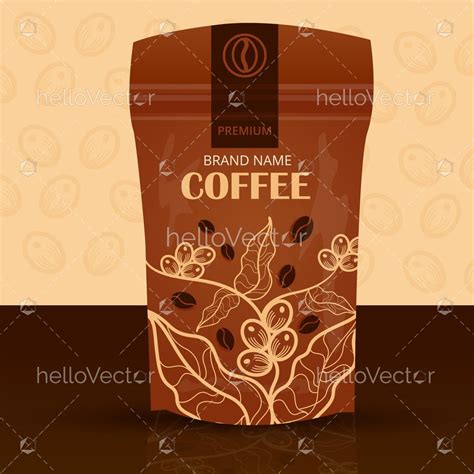 Coffee Packaging Template