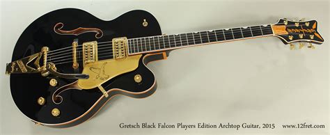 2015 Gretsch Black Falcon Players Edition Archtop Guitar