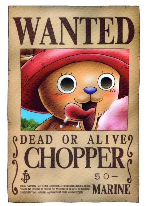 Chopper wanted by juju67 on DeviantArt