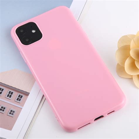 For iPhone 11 Candy Color Plastic Protective Case (Pink) – Alexnld.com