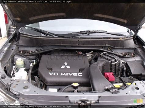 3.0 Liter SOHC 24 Valve MIVEC V6 2008 Mitsubishi Outlander Engine ...