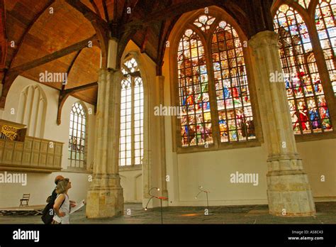 Amsterdam Holland Interior Oude Kerk Stock Photo - Alamy