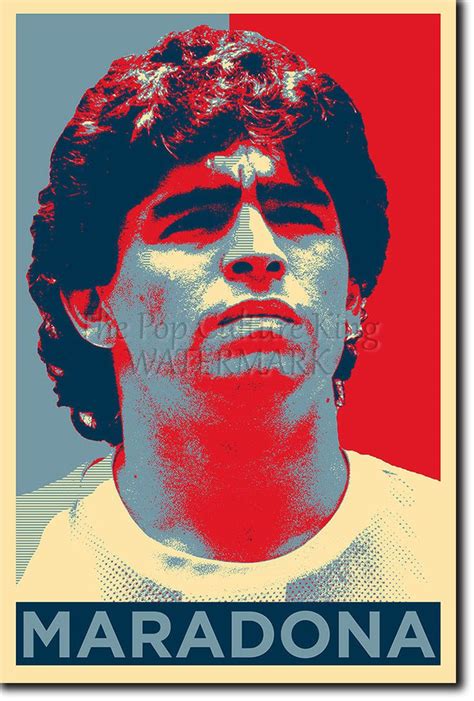 Diego Maradona Poster - Unique Photo Art Print Gift | Diego maradona ...