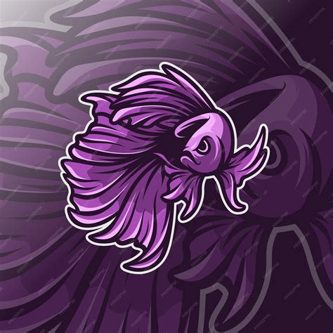 Premium Vector | Betta fish vector logo template