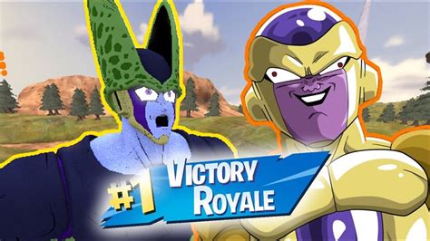 CELL vs *Fortnite* GOLDEN FRIEZA - WTF did I make?? - YouTube