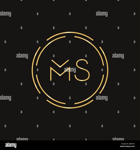 Initial MS letter Logo Design vector Template. Abstract Letter MS logo ...