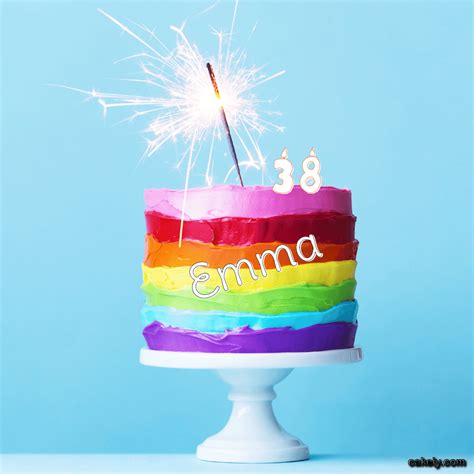 🎂 Happy Birthday Emma Cakes 🍰 Instant Free Download