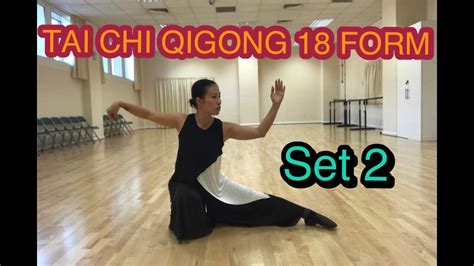 Tai Chi Qigong warm up 25 joints exercise + Shibashi 18 form (set 2) 太極 ...