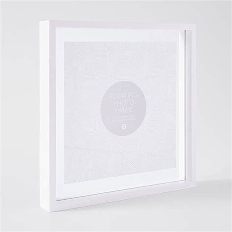 White Timber Floating Photo Frame 25cm x 25cm | Target Australia