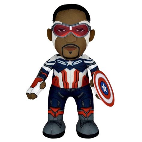 Bleacher Creatures Marvel Captain America (sam Wilson) 10" Plush Figure ...