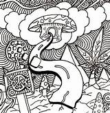 Trippy Coloring Pages For Adults sketch template