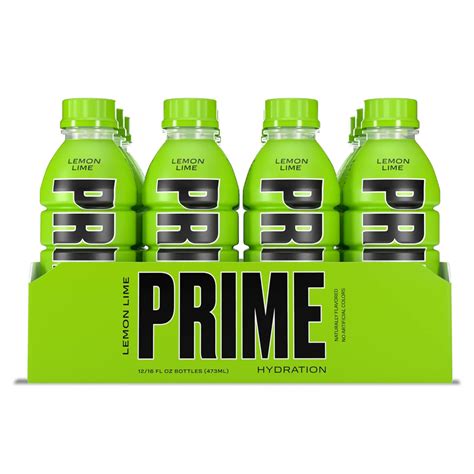 Buy Prime Hydration with BCAA Blend for Muscle Recovery Lemon Lime (12 ...