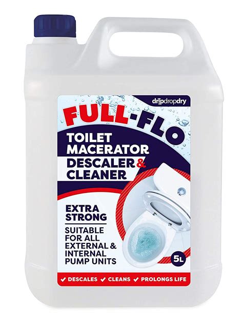 Buy Full-FLO Toilet Macerator Descaler & Cleaner – Extra Strong - Suitable for All Pump Units ...