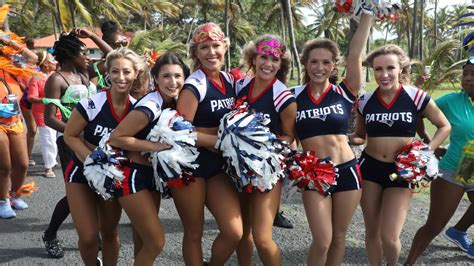 Best Images from Patriots Cheerleaders Calendar Trip