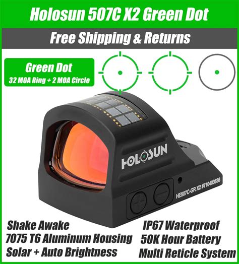 Holosun 507C GR X2, Buy Now & Save 15%, 5-Star Reviews + Free Shipping – Freedom Gorilla