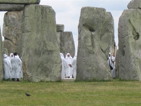 Free Druids at Stonehenge Stock Photo - FreeImages.com