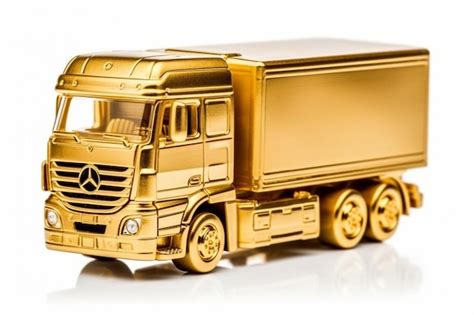 Premium AI Image | a yellow truck with the logo for the company company.