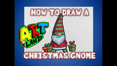 How to Draw a CHRISTMAS GNOME - YouTube