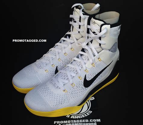 Nike Kobe 9 Elite PE White/ Del Sol - WearTesters