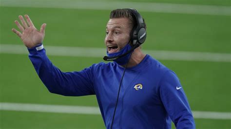 Sean McVay clarifies remarks from viral video reacting to Cole Strange ...