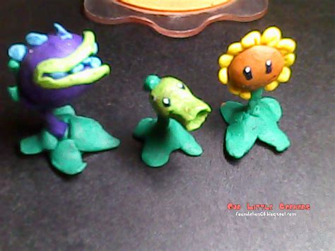 OUR LITTLE CORNERS: Clay Craft # 15 : Pea Shooter (PvZ)