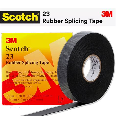 3M Scotch 23 Rubber Splicing Tape/ Electrical Tape | Lazada