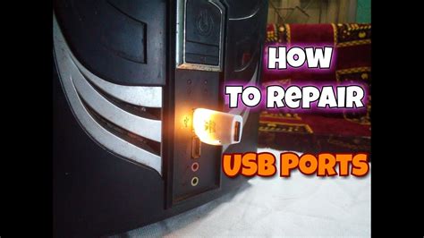 How To Repair USB Port..Easily Repair PC Front Panel USB Port..Simple Process..Easy Way... - YouTube