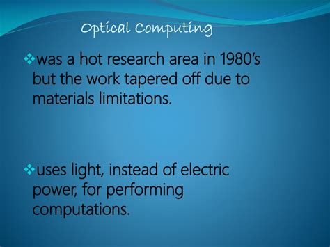 PPT - Optical Computing PowerPoint Presentation, free download - ID:2388863