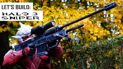 Building a Halo 3 Sniper Rifle- Cosplay Foam Prop Build - YouTube