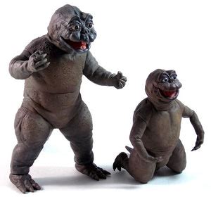 08" Inch Tall 1967 Ric Minilla Minya Son of Godzilla X-PLUS TOHO 30cm ...