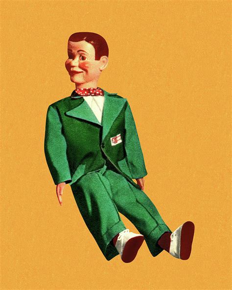 Ventriloquist Dummy Drawing by CSA Images - Fine Art America