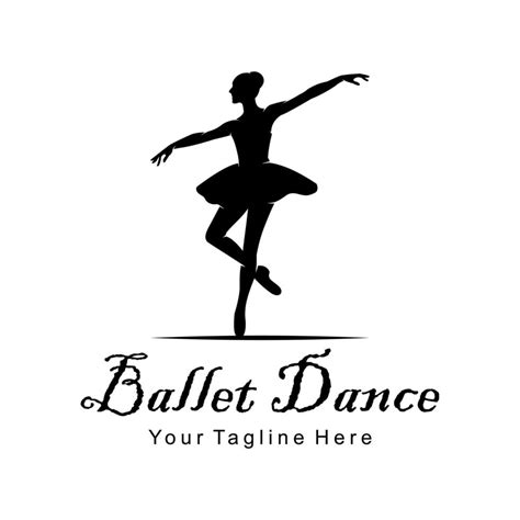 ballet dance logo 8222185 Vector Art at Vecteezy