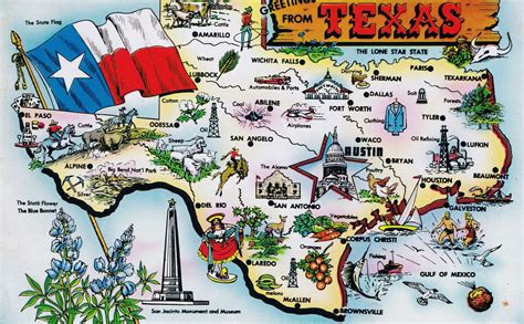 vintage state postcards | Postcard Vintage - Postcard Map - America ...