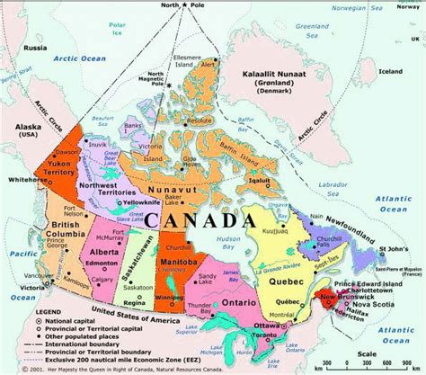 Map Of Canada with Provinces and Cities – secretmuseum