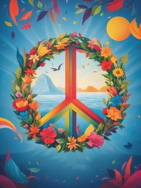 Premium AI Image | world peace day theme image