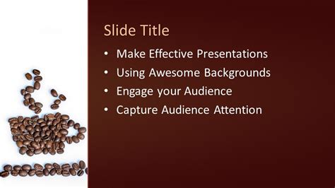 Free Coffee Beans PowerPoint Template - Free PowerPoint Templates