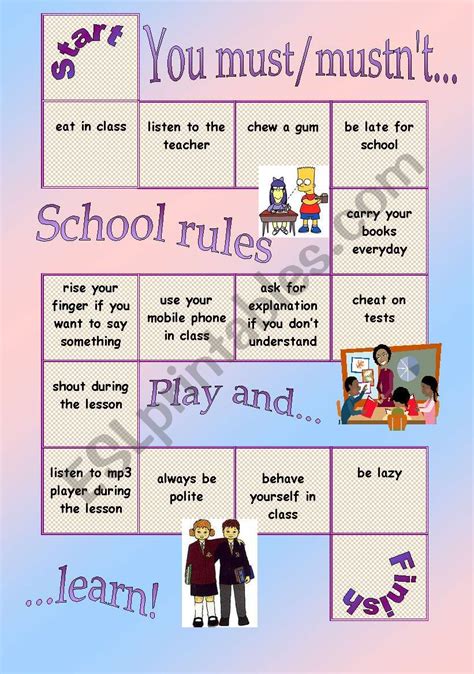 Board Game Rules Template