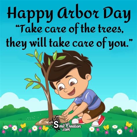 Happy Arbor Day Wishes, Messages, Quotes, Slogans Images - SmitCreation.com