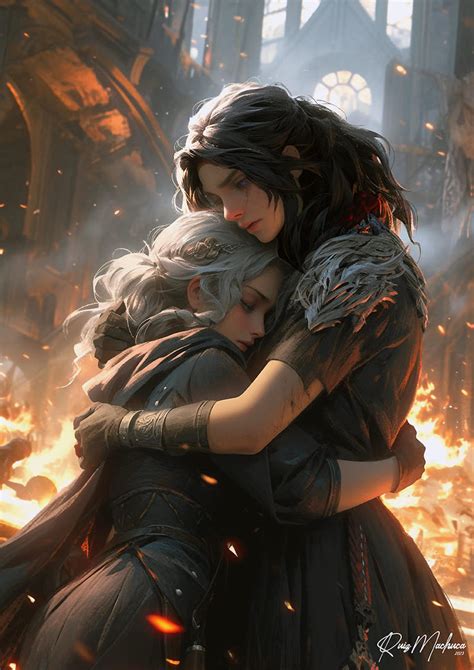 Yennefer and Ciri by ruizmachuca on DeviantArt