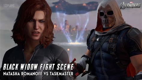 Black Widow Fight Scene : Natasha Romanoff VS Taskmaster - YouTube