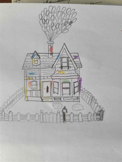 Easy Up House Drawing Step By Step [Detailed Tutorial] | Acrylic Painting School