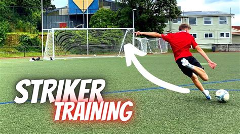 STRIKER TRAINING SESSION | Drills, Shooting, Finishing and more! - YouTube