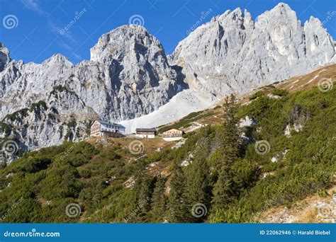 Hiking in the Austrian Alps Stock Photo - Image of activities ...