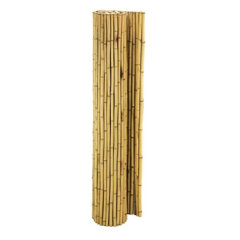 Cali Bamboo (Actual: 6-ft x 6-ft) Bamboo Fencing Natural Bamboo Privacy ...