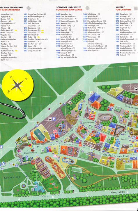 Wiener Prater - 2010 Park Map