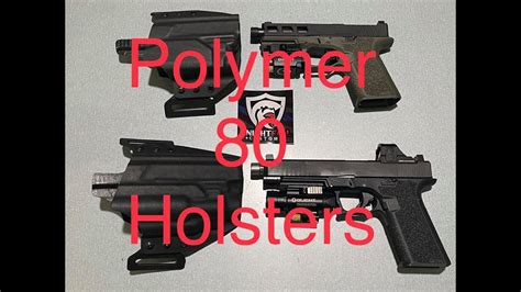 Polymer 80 P80 Holsters by Knightfall Customs - YouTube