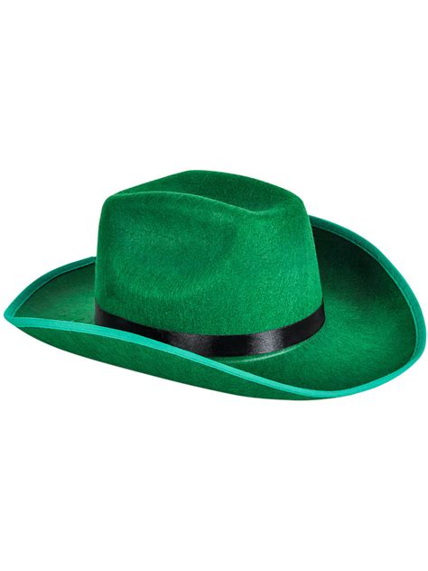 Adult's Green Cowboy Hat